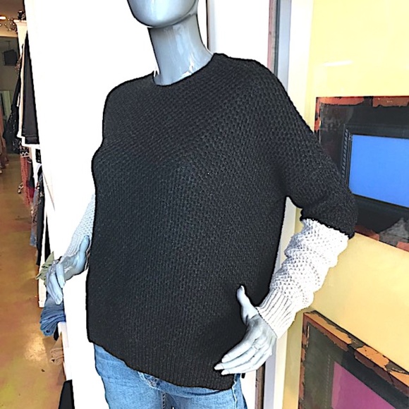 VINCE Wool/Yak Blend Honeycomb Stitch Pullover NWOT/ sz: XS - Picture 5 of 11